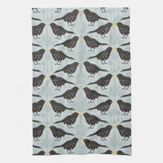 Black Bird tea towel Kökshandduk