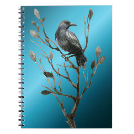 Black Bird the Raven Notebook Anteckningsbok