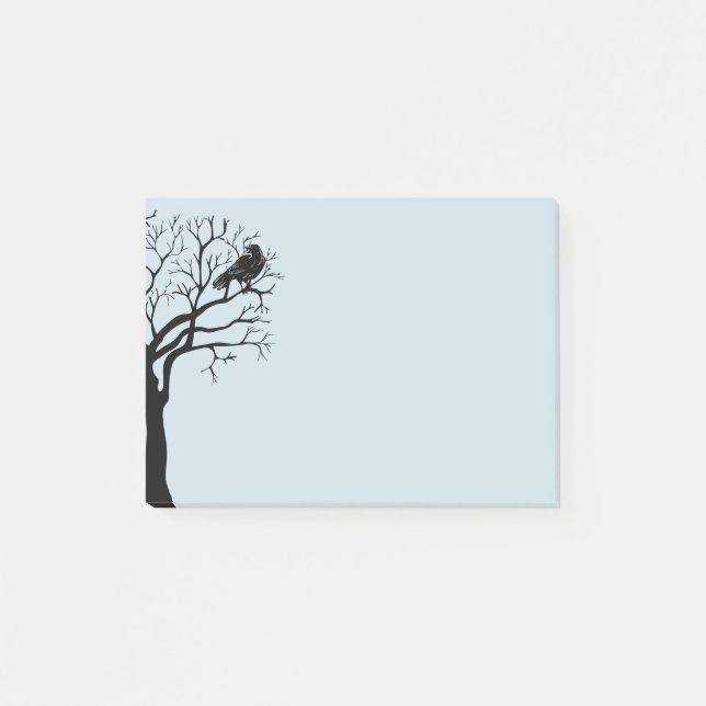 Black Bird the Raven Post it Notes Post-it Block (Framsida)