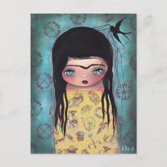 Black Bird Vykort (Framsida)