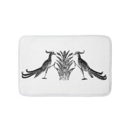 Black Birds Bath Mat Badrumsmatta