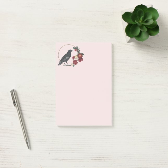 Black Birds Ro och Raven Notes Post-it Block (Kontor)