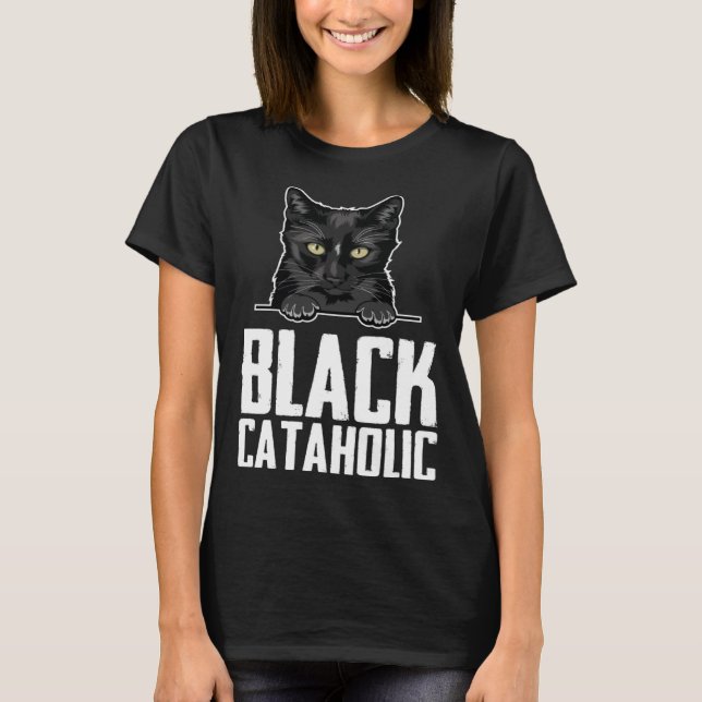 Black Black Black Black mamma T Shirt (Framsida)
