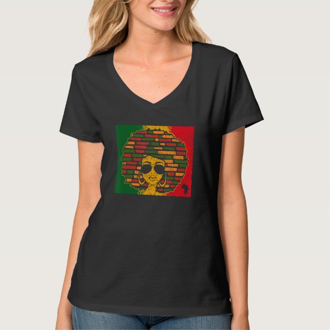 Black Black History M T Shirt (Framsida)