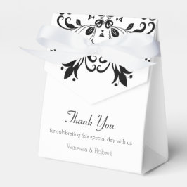 Black Blommigt Mandala Presentaskar