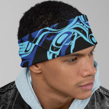 Black Blue Haida Eagle Thunder Bird Native Art