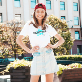 Black Blue Modern Wildstyle T Shirt