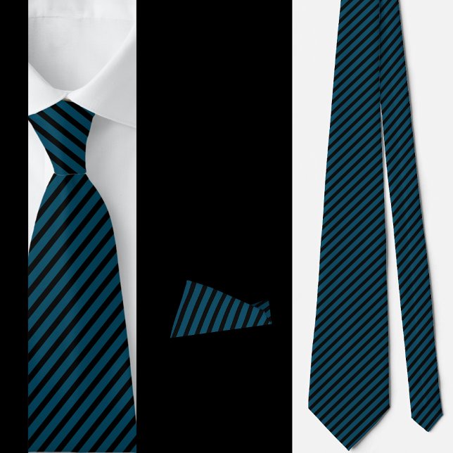 Black Blue Rand Abstrakt Mönster Slips (Skapare uppladdad)