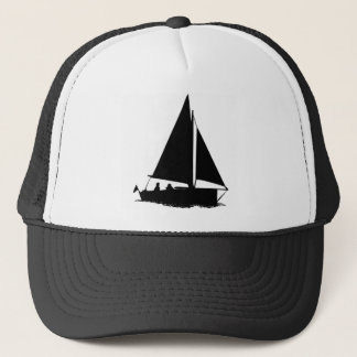 Black Boat Silhouette Keps