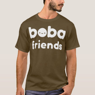 Black Boba Friends T Shirt