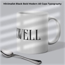 Black Bold Modern Typography First Family Namn