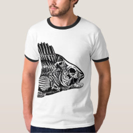 Black Bone Fish T Shirt