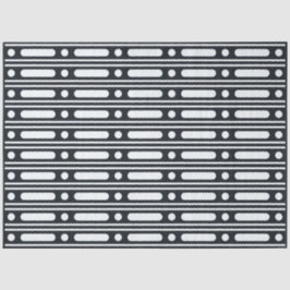 Black Bone Inlay Dots Border Decoupage Paper