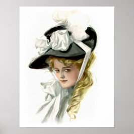 Black Bonnet Poster