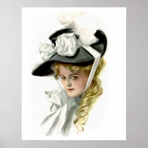 Black Bonnet Poster