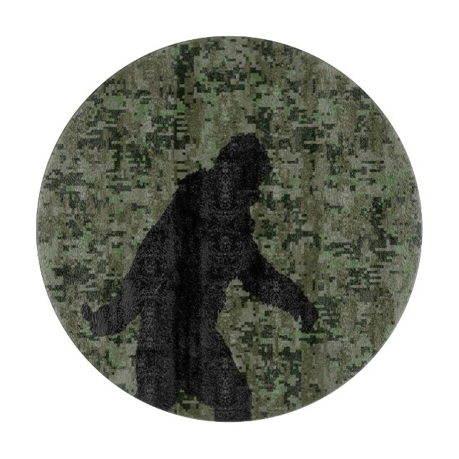 Black Borta Squatchin Woodland Digital Camouflage (Framsidan)