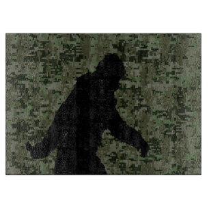 Black Borta Squatchin Woodland Digital Camouflage