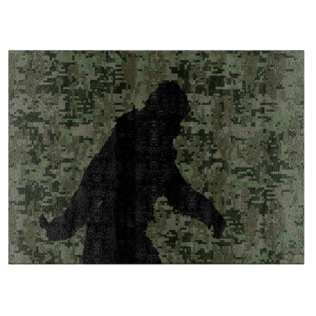 Black Borta Squatchin Woodland Digital Camouflage (Framsidan)