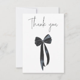 Black Bow Birthday Tack Kort