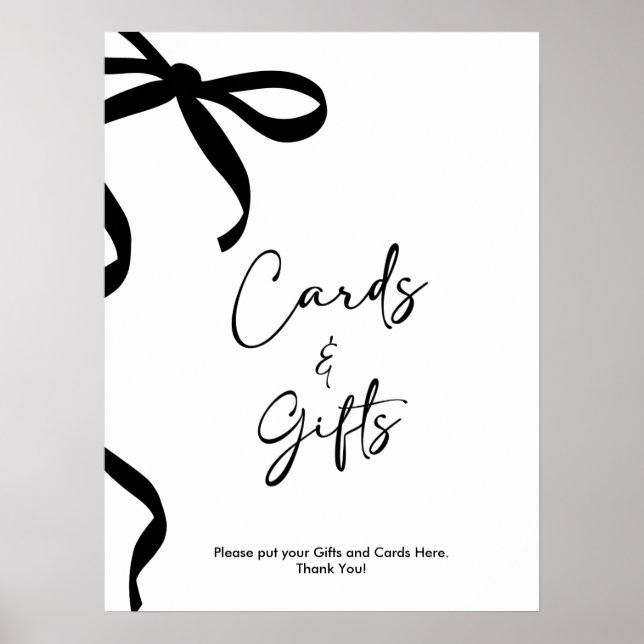 Black Bow Hon är Gifter sig Möhippa Poster (Framsidan)