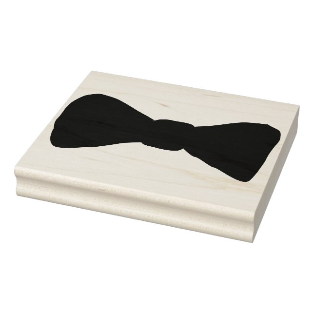 Black Bow Tie Rubber Frimärke Stämpel (Stämpel)