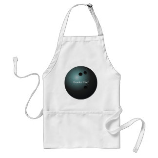 Black Bowling Ball Apron Förkläde