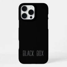 Black Box - Typografi Case