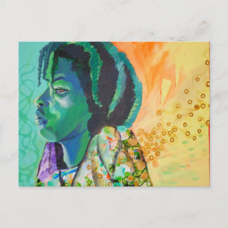 Black Boy Dreaming Postcard Vykort