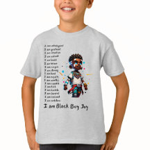 Black Boy-Joy-01 Relaxed T-shirt