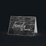 Black Brick Birthday for Brother-in-law card Kort<br><div class="desc">Födelsedag för svärbroder på svarta och grått-rustiska tegelväggar</div>