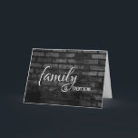 Black Brick Birthday for Brother-in-law card Kort<br><div class="desc">Födelsedag för svärbroder på svarta och grått-rustiska tegelväggar</div>