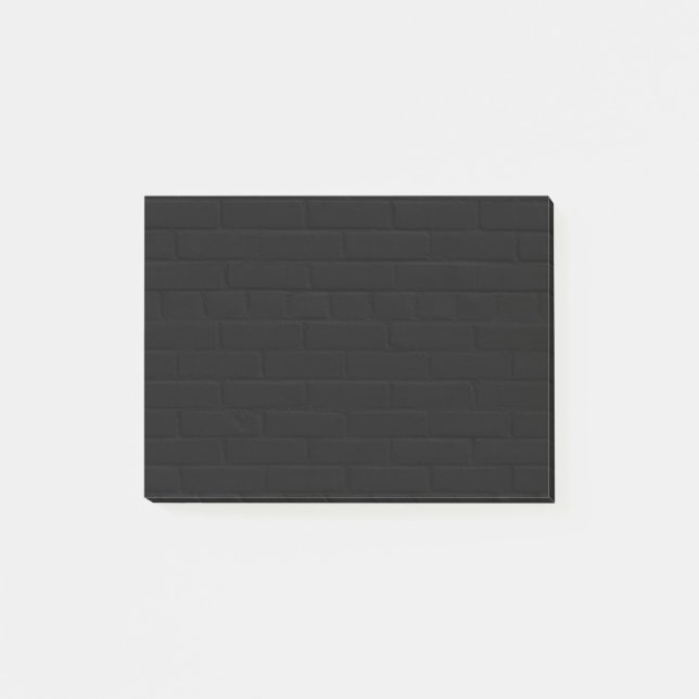Black Brick Wall Post-it Block (Framsida)