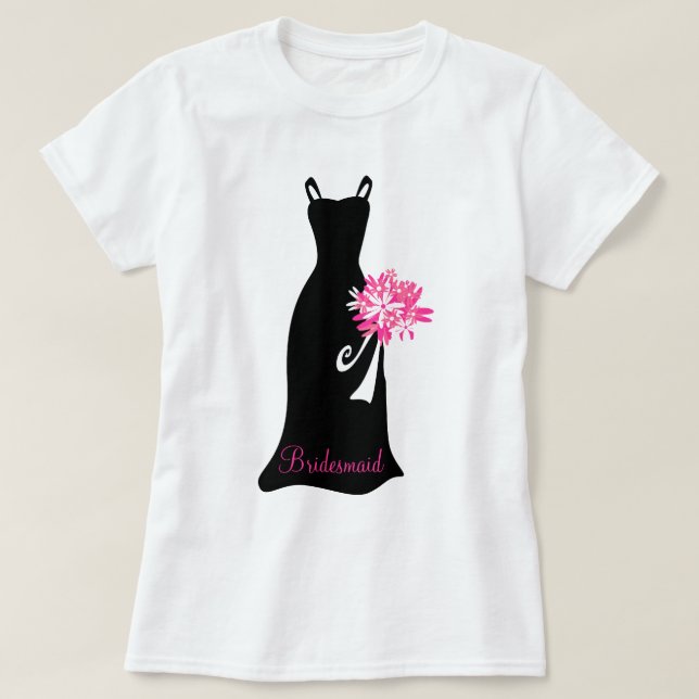 Black Bridesmaid Dress Tröja (Design framsida)