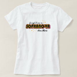 Black Bright som Soprano-va T Shirt