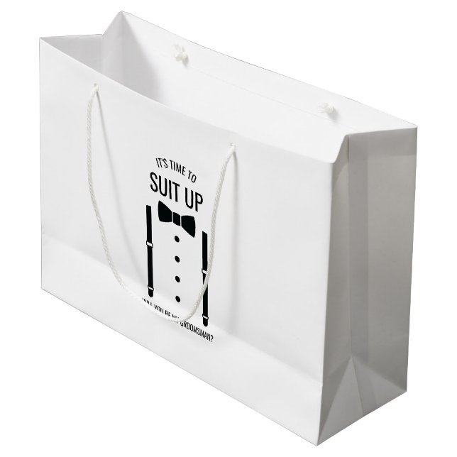 Black Bröllop Bow Tie Groomsman Frieri (Framsidan Vinklad)