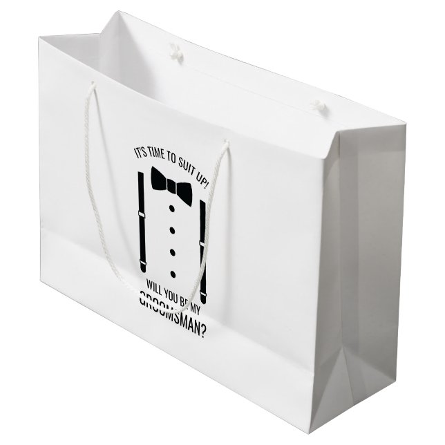 Black Bröllop Bow Tie Groomsman Frieri (Framsidan Vinklad)