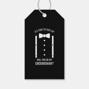 Black Bröllop Bow Tie Groomsman Frieri Presentetikett