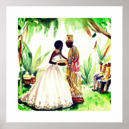 Black Bröllop Poster