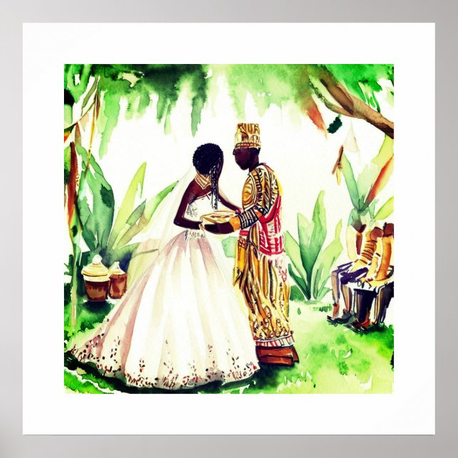 Black Bröllop Poster (Framsidan)