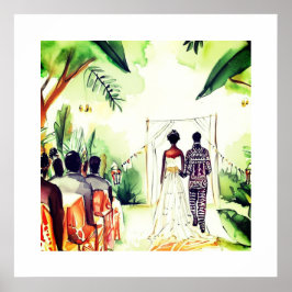 Black Bröllop Poster