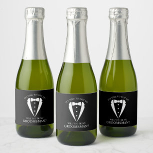 Black Bröllop Tuxedo Kostym Groomsman Frieri