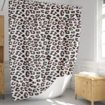 Black Brown and White Leopard Skriv ut