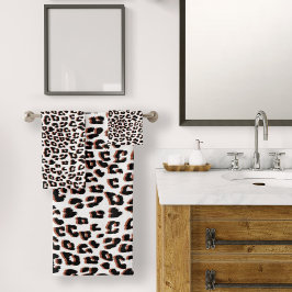 Black Brown and White Leopard Skriv ut