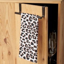 Black Brown and White Leopard Skriv ut