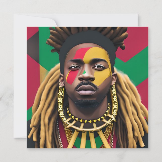 Black Bruh African American Man Junetelfte Kung (Framsida)