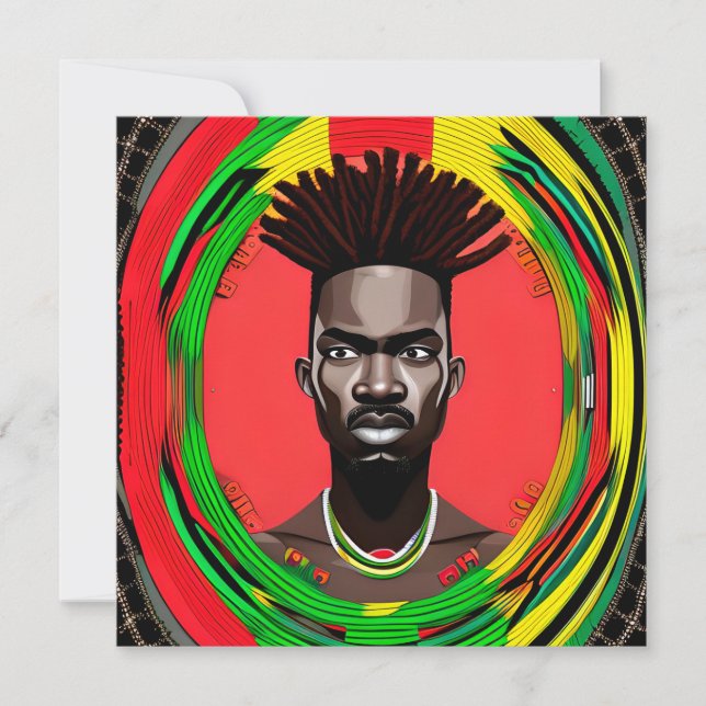 Black Bruh Melanin Pappa Junetelfte Afrikansk son  (Framsida)