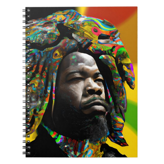 Black Bruh Melanin Pappa Junetelfte Afrikansk son  Anteckningsbok (Framsidan)