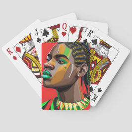Black Bruh Melanin Pappa Junetelfte Afrikansk son  Casinokort