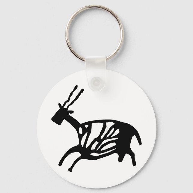 Black Buck Keychain Nyckelring (Framsida)