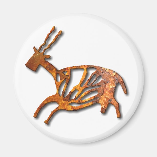 Black Buck - rost Magnet (Framsidan)